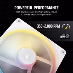 Corsair iCUE LINK LX140-R RGB Computer case Fan 14 cm White 1 pc(s) - Additional view 8