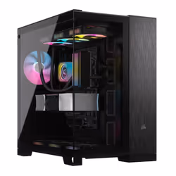Corsair CC-9011283-WW, Midi Tower, PC, Aluminium, Black, ATX, Steel, Tempered glass, Gaming