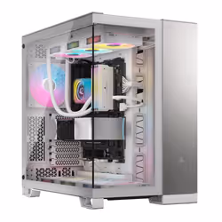 Corsair CC-9011285-WW, Midi Tower, PC, Grey, White, ATX, Steel, Tempered glass, Gaming