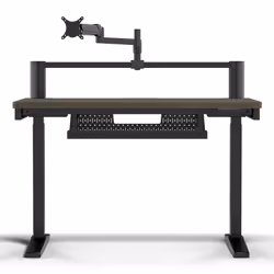 Corsair Platform:4 Elevate, Black, Walnut, 120 kg, Freestanding, 75 x 75,100 x 100 mm, 12.5 kg, Aluminium