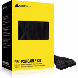 Corsair CP-8920292, Universal, Cable management kit, Black, 24-Pin, 1.08 kg, 19 pc(s)