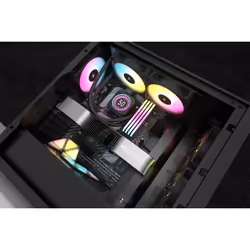 Corsair CW-9060074-WW computer cooling system Processor All-in-one liquid cooler 12 cm Black 1 pc(s) - Additional view 5