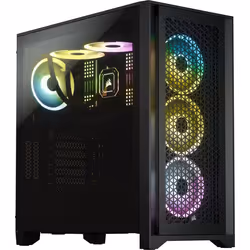 Corsair iCUE 4000D RGB Midi Tower Black - Additional view 7