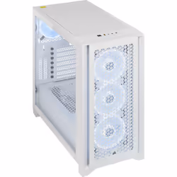 Corsair iCUE 4000D RGB Midi Tower White - Additional view 4