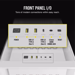 Corsair iCUE 5000D RGB Airflow Midi Tower White - Additional view 6