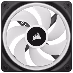 Corsair CO-9051001-WW computer cooling system Computer case Fan 12 cm Black, White 1 pc(s) - Additional view 4