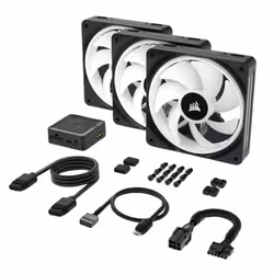 Corsair Air CO-9051002-WW computer cooling system Computer case Fan 12 cm Black 3 pc(s) - Additional view 7