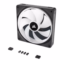 Corsair CO-9051004-WW computer cooling system Computer case Fan 14 cm Black, White 2 pc(s) - Additional view 6