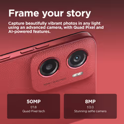 Motorola moto g05 4 GB 64 GB Red - Additional view 7