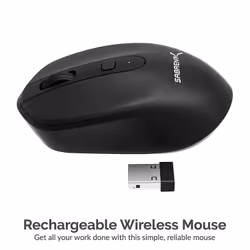 Sabrent MS-RCWM mouse Universal Ambidextrous RF Wireless Optical 1600 DPI