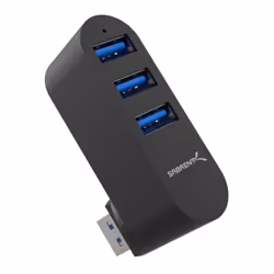 Sabrent HB-R3MB, USB 2.0, USB 3.2 Gen 1 (3.1 Gen 1) Type-A, 5000 Mbit/s, Black