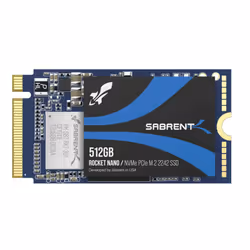 Sabrent SB-1342-512 internal solid state drive 512 GB M.2 PCI Express 3.0 NVMe 3D TLC NAND