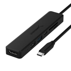 Sabrent HB-TC6C laptop dock/port replicator USB 3.2 Gen 1 (3.1 Gen 1) Type-C Black