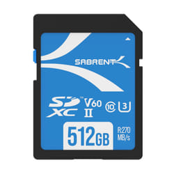 Sabrent SD-TL60-512GB memory card UHS-II Class 10