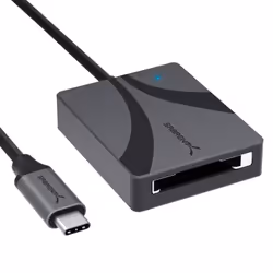 Sabrent CR-CFXB, CFexpress, Black, 10000 Mbit/s, Aluminium, Power, USB 3.2 Gen 2 (3.1 Gen 2) Type-C