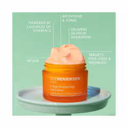 Ole Henriksen [SET OF 3] C-Rush Gel Creme Facial Moisturizer 15ml 0.5 fluid ounce Travel Size UNBOXED