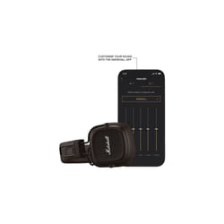Marshall Major V On-Ear Wireless Bluetooth Headphones - Brown