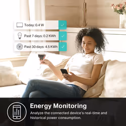 Kasa Smart WiFi Plug Slim with Energy Monitoring
