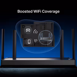 TP-Link Archer BE3600 wireless router 2.5 Gigabit Ethernet Dual-band (2.4 GHz / 5 GHz) Black - Additional view 7