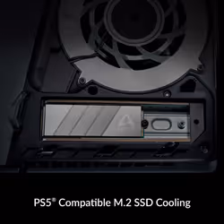 ARCTIC M2 Pro - Heatsink Cooler for M.2 2280 SSD  with ARCTIC TP-3 thermal pads  compatible with PC & gaming consoles  for dual and single-s