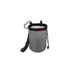 Chalk Bag, Drawstring Rock Climbing Chalk Bag Bouldering Chalk Bag Bucket with Adjustable Belt & Zippered Pockets and Carabiner for Rock Climbing