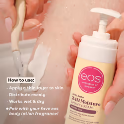 eos Shea Better Shaving Cream for Women- Vanilla Bliss  24-Hour Hydration  Skin Care & Lotion with Shea Butter  7 fl oz  3-Pack
