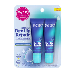 eos The Hero Lip Repair  Extra Dry Lip Treatment  24HR Moisture  Natural Strawberry Extract  0.35 fl oz  2 Count (Pack of 1)