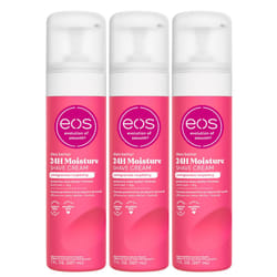eos Shea Better Shaving Cream for Women- Pomegranate Raspberry  24-Hour Hydration  Skin Care & Lotion with Shea Butter  7 fl oz  3-Pack