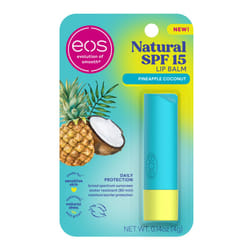 eos Natural SPF 15 Lip Balm- Pineapple Coconut  Daily Protection  Water Resistant  0.14 oz