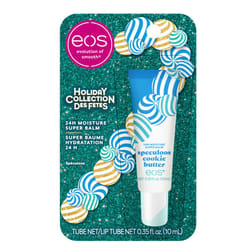 eos Holiday 24H Moisture Super Balm- Speculoos Cookie Butter  Limited-Edition Lip Treatment  Stocking Stuffers  Holiday Lip Mask  0.35 fl oz