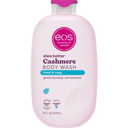 eos Shea Better Cashmere Body Wash  Fresh & Cozy  Moisturizing and Nourishing  pH Balanced Creamy Gel Formula  Paraben & Phthalate Free  Sensitive Ski