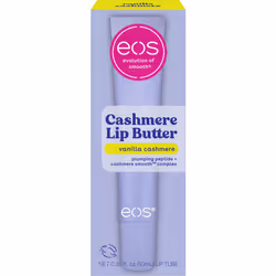 eos Cashmere Lip Butter Vanilla Cashmere Plumping Peptides For Smooth Lips 0.35 fl oz