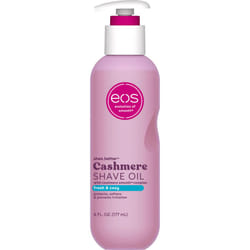 eos Cashmere Shave Oil  Fresh & Cozy  Soothing and Moisturizing  Prevents Irritation and Razor Burn  Entire Bikini Area-Approved  6 fl oz