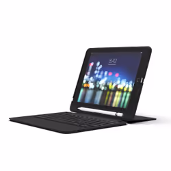 ZAGG Slim Book Go UK English Bluetooth Black