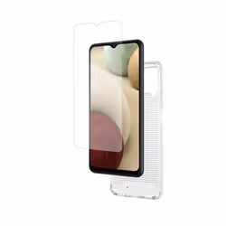 InvisibleShield Glass Elite+ Bundle, Cover, Samsung, Galaxy A12, 16.5 cm (6.5"), Transparent