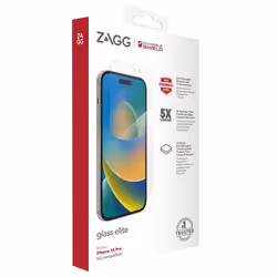 InvisibleShield Elite Glass Screen Protector for Apple iPhone 14 Pro, 6.12-Inch Size, Clear