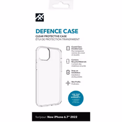 IFROGZ Defence mobile phone case 17 cm (6.7") Cover Transparent