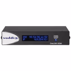 Vaddio OneLINK HDMI, AV repeater, 100 m, Wired, Black