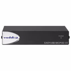 Vaddio EasyUSB MicPOD I/O, 20 - 20000 Hz, 90 dB, 0.02%, Black, Power, 40 W