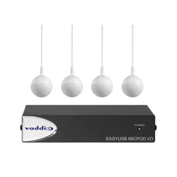 Vaddio EasyUSB MicPOD I/O with Four CeilingMICs (white)