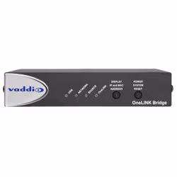 Vaddio OneLINK, 1920 x 1080 pixels, 1920 x 1080 (HD 1080), 1080p, 60 fps, Black, 48 V
