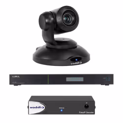 Vaddio EasyIP Ecosystem Base Kit (Black) - (Camera (black) + Decoder + Switch), Group video conferencing system, CMOS, Full H ...