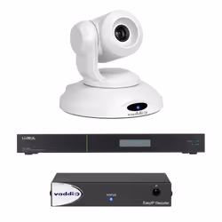 Vaddio EasyIP Ecosystem Base Kit (White) - (Camera (white) + Decoder + Switch), Group video conferencing system, CMOS, Full H ...