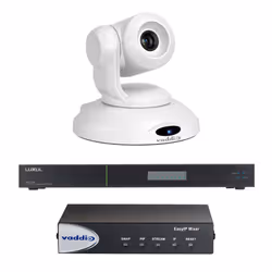 Vaddio EasyIP Mixer Base Kit (white) (White Camera + EasyIP Mixer + Switch), Group video conferencing system, CMOS, Full HD,  ...