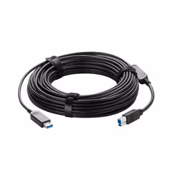 Vaddio 440-1015-015, 15 m, USB B, USB A, USB 3.2 Gen 2 (3.1 Gen 2), 10 Gbit/s, Black