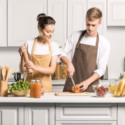 Kitchen Knife Set Sharp Rotating 7 Pcs Stainless Steel Knife Block 360 Degree Rotating Acrylic Stand