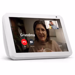 Amazon Echo Show 8, Amazon Alexa, Rectangle, White, Android, Fire OS, iOS, 20.3 cm (8"), 1280 x 800 pixels