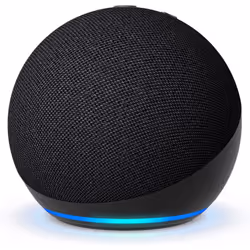 Amazon Echo Dot (5th generation), Amazon Alexa, Spheric, Black, Charcoal, German, English, Spanish, French, Italian, Wireless