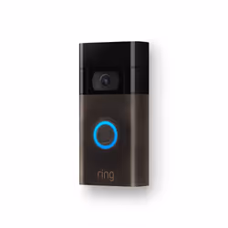 Ring Video Doorbell, Anthracite, Black, 1920 x 1080 pixels, 155°, 1080p, Wireless, 802.11g, 802.11b, Wi-Fi 4 (802.11n)