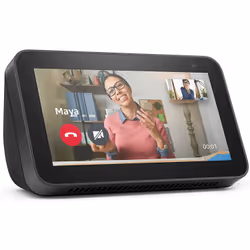 Amazon Echo Show 5, Amazon Alexa, Rectangle, Charcoal, Android, Fire OS, iOS, 14 cm (5.5"), 960 x 480 pixels